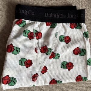Duluth Trading Co Boxer Briefs with Holiday Pattern, Large